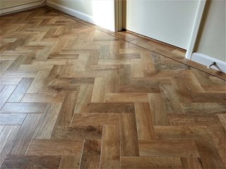 Karndean parquet (colour AP01 Blond Oak) Karndean parquet flooring