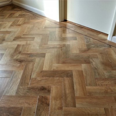 Karndean parquet flooring