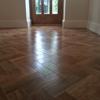 Karndean parquet flooring