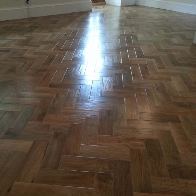 Karndean parquet flooring