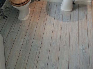 Polyflor Camaro LVT (colour White Limed Oak and Classic Oak strip) Polyflor LVT