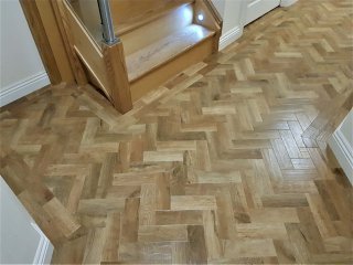 Karndean Art Select (colour AP01 Blond Oak) Karndean Art Select parquet flooring