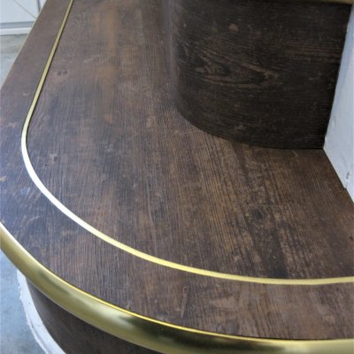 Brass effect Nosing and Karndean LVT