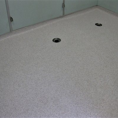 Shower block flooring