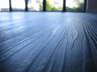 Polyflor Expona (colour Dark Recycled Wood) (close up) Polyflor Expona LVT