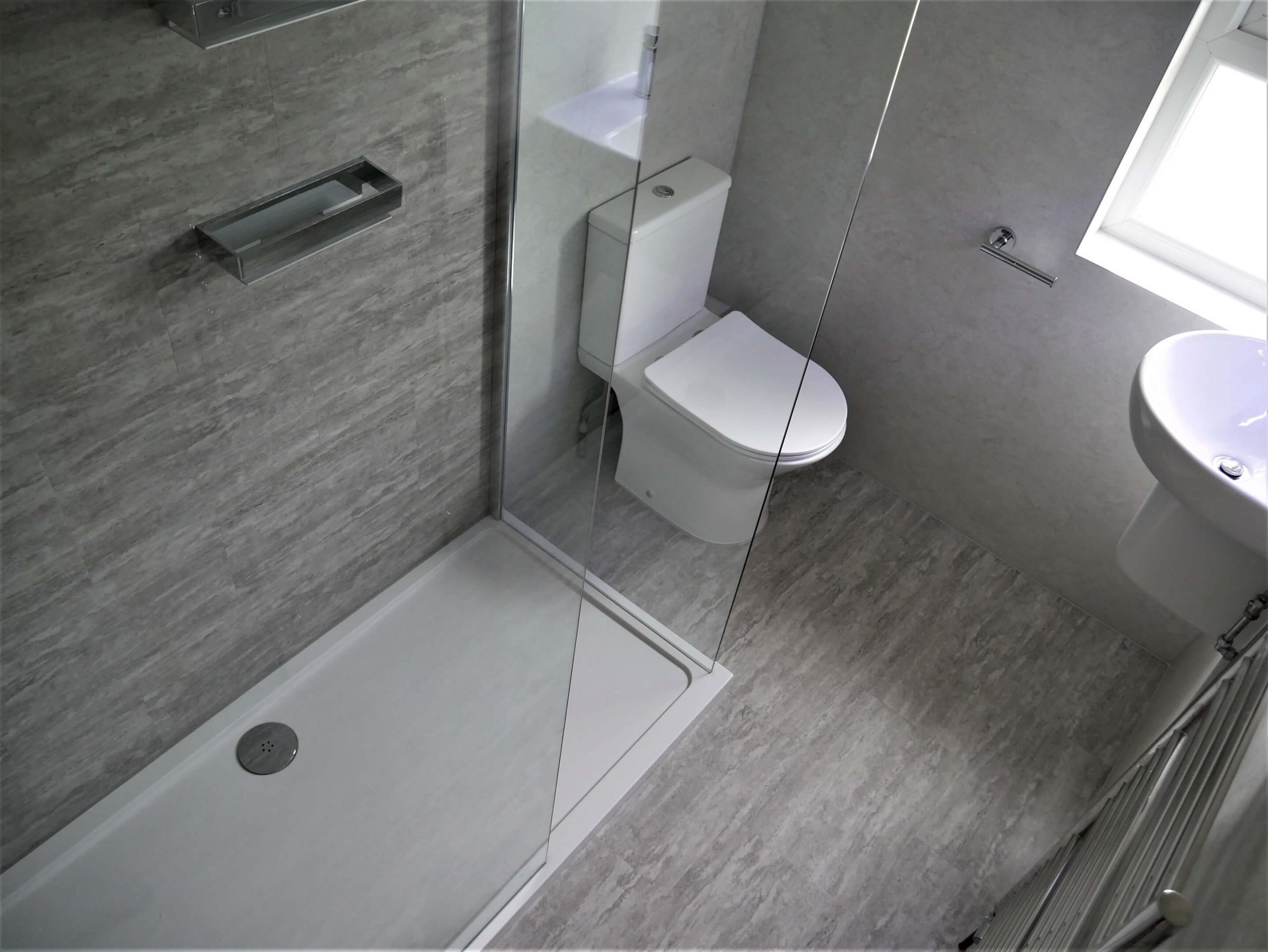 LVT Wall and Floor Tiling