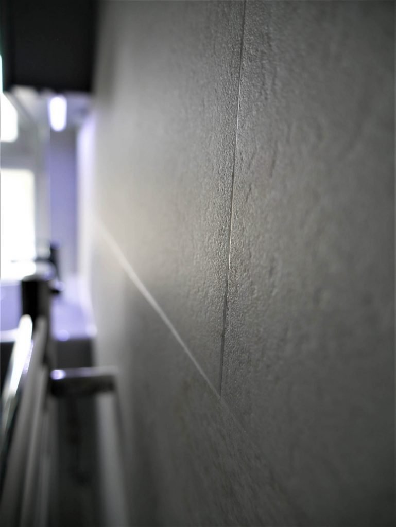 LVT wall tiling (close up texture)